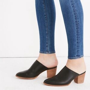 Madewell Harper mule, black